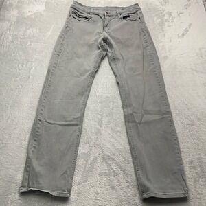 Marine Layer Mens Gray Straight Leg Jeans Size 32x32